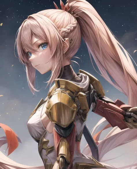 shionne1, ponytail, 1girl, solo, very long hair, mecha musume, mechanical arms, looking at viewer,  <lora:add_detail:1>,  <lora:shionne_(tales)_v1:0.7> <lora:AMechaSSS[color_theme,mecha musume, mechanical parts,robot joints,headgear]:1>