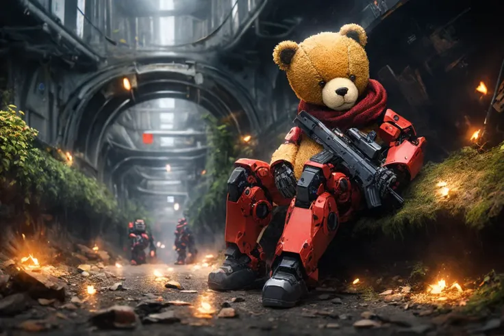 robot teddybear <lyco:Robotaction:1>