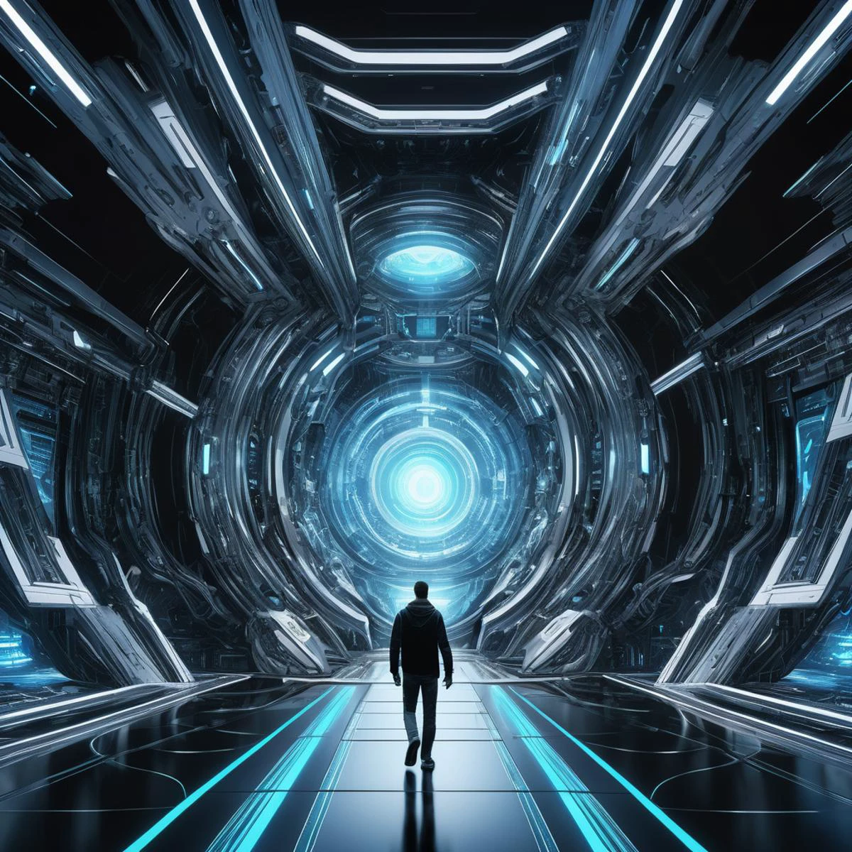 ((best quality)), ((masterpiece)), ((realistic,digital art)), (hyper detailed), Descend Transhuman Metaverse, Blind