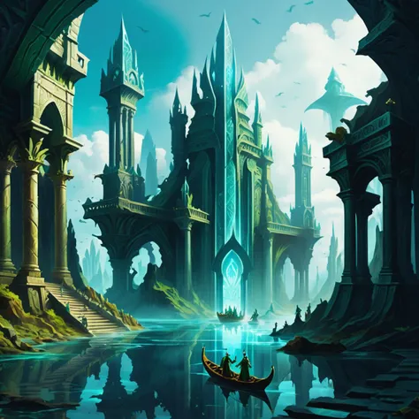 Echo Elves, The City of Atlantis, Scriptorium-Fluid