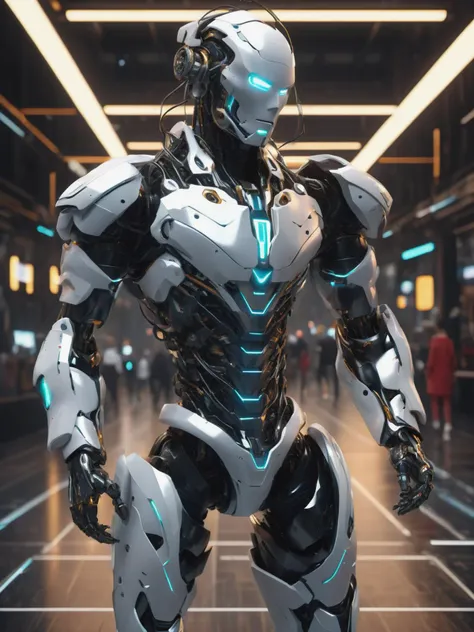 ((best quality)), ((masterpiece)), ((realistic,digital art)), (hyper detailed), upper body clothing, Robotic Synthetics, Jagged,, Luxury Vinyl Tiles, Spaghetti Straps, Midi Length, High Waist, Pockets, , lower body clothing, Quantum-tech Weave, , Satin, Slim Fit, Drop Waist, Patches,,Cold Shoulder Design, , octane rendering, raytracing, volumetric lighting, Backlit,Rim Lighting, 8K, HDR, <lora:add-detail-xl:.8>