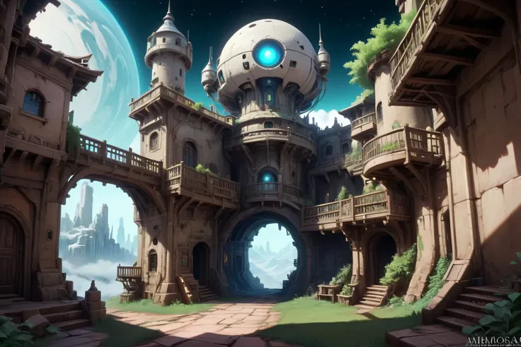 hyper detailed masterpiece, dynamic realistic digital art, awesome quality,enchantment bastion,high-spirited trading post,ambivalent orbit screen space ambient occlusion (ssao),fata morgana, venomous,emission,hushed,ozone layer,fervent,thoughtful,merry,job
