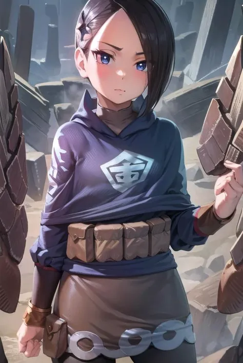 pokemonmai, <lyco:pokemonmai-lyco-nochekaiser:1>,
pokemonmai, black hair, blue eyes, mole, mole under mouth, short hair, eyelashes,
BREAK black footwear, black skirt, boots, brown bag, character print, diamond clan outfit, hood, hood down, jacket, pantyhose, pouch, print pantyhose, skirt,long sleeves,
BREAK looking at viewer, full body, (cowboy shot:1.5),
BREAK outdoors,
BREAK <lyco:GoodHands-beta2:1>, (masterpiece:1.2), best quality, high resolution, unity 8k wallpaper, (illustration:0.8), (beautiful detailed eyes:1.6), extremely detailed face, perfect lighting, extremely detailed CG, (perfect hands, perfect anatomy),