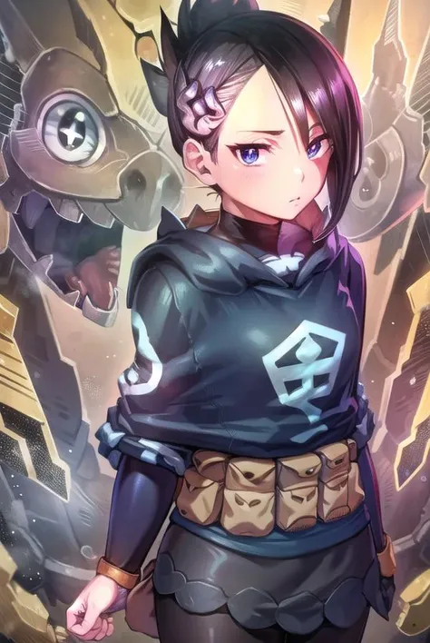 pokemonmai, <lyco:pokemonmai-lyco-nochekaiser:1>,
pokemonmai, black hair, blue eyes, mole, mole under mouth, short hair, eyelashes,
BREAK black footwear, black skirt, boots, brown bag, character print, diamond clan outfit, hood, hood down, jacket, pantyhose, pouch, print pantyhose, skirt,long sleeves,
BREAK looking at viewer, full body, (cowboy shot:1.5),
BREAK outdoors,
BREAK <lyco:GoodHands-beta2:1>, (masterpiece:1.2), best quality, high resolution, unity 8k wallpaper, (illustration:0.8), (beautiful detailed eyes:1.6), extremely detailed face, perfect lighting, extremely detailed CG, (perfect hands, perfect anatomy),