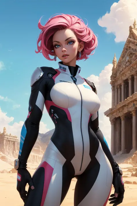 (digital artwork), race queen,
masterpiece, best quality, realistic, ultra highres, depth of field, (detailed background), (masterpiece:1.2), (ultra detailed), (best quality), intricate, comprehensive cinematic, photography, (gradients), colorful, detailed landscape, visual key,