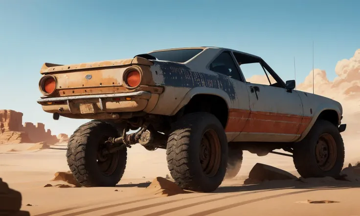 (digital artwork), mad max car
masterpiece, best quality, realistic, ultra highres, depth of field, (detailed background), (masterpiece:1.2), (ultra detailed), (best quality), intricate, comprehensive cinematic, photography, (gradients), colorful, detailed landscape, visual key,