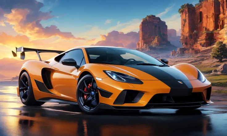 (digital artwork), Super car
masterpiece, best quality, realistic, ultra highres, depth of field, (detailed background), (masterpiece:1.2), (ultra detailed), (best quality), intricate, comprehensive cinematic, photography, (gradients), colorful, detailed landscape, visual key,