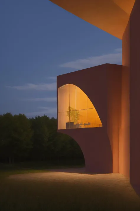 MC,building,(Outdoor evening:1.3),Art,Without humans,<lora:MC_art01-000009:0.6>,