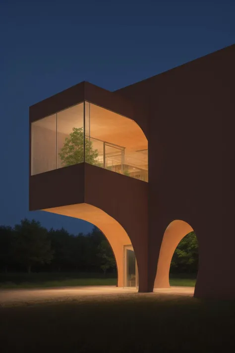 MC,building,(Outdoor evening:1.3),Art,Without humans,<lora:MC_art01-000009:0.5>,