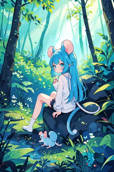 famous artwork (by genevieve valentine:1.2), detailed expressive eyes, fantasy style, the luminous sandsnaggler, a mischievous jungle dweller, covered in vassled flowers and most often accompanied by the tiny bioluminescent gross chitterBear, it jibberflanges among gnarled trees and the enchanted erbelgunkflowers in the heart of the lush zymgroggled lands of planet you'renotwelcomegoaway