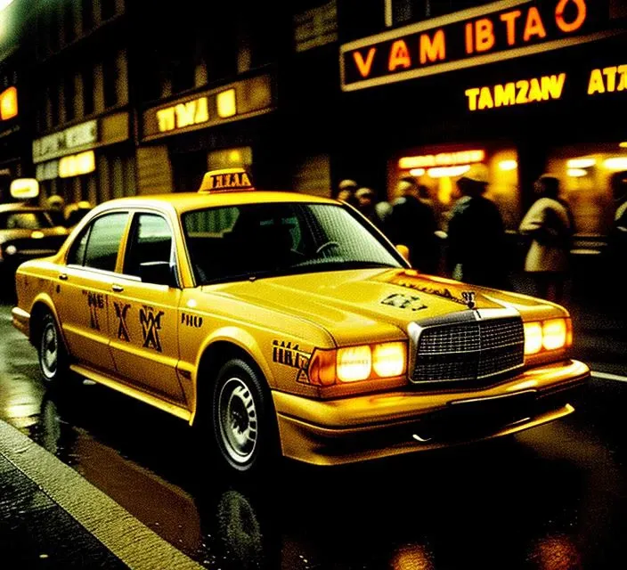 ((vintage vhs retro film grain)) gloomy, horror, creepy, wet and dark new york streets
(dimly lit, dark, subtle, beautiful:1.2)
(yellow taxi cab driving in new york, scene from taxi driver1.3) 190evo
<lora:epi_noiseoffset2:1.23>
<lora:add_detail:0.75> <lora:190Evo:0.8>