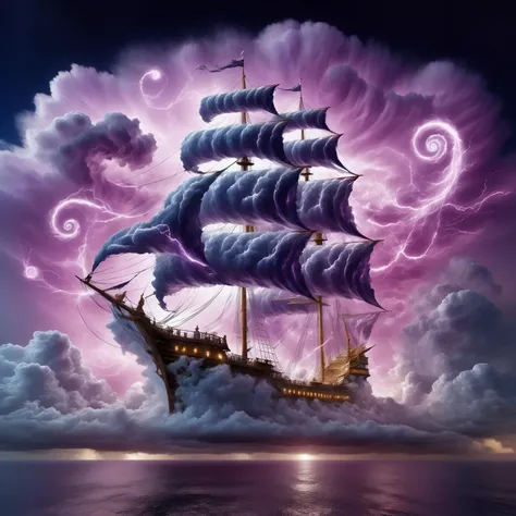 ship sailing on martius_storm cloud of translucent arcane swirls  <lora:DonMW15pXL:0.6> DonMW15pXL <lora:Storm_Cloud_Style:1>, (masterpiece:1.2), best quality, (hyperdetailed, highest detailed:1.2), high resolution textures, <lora:EnvyBetterHiresFixXL01:1>