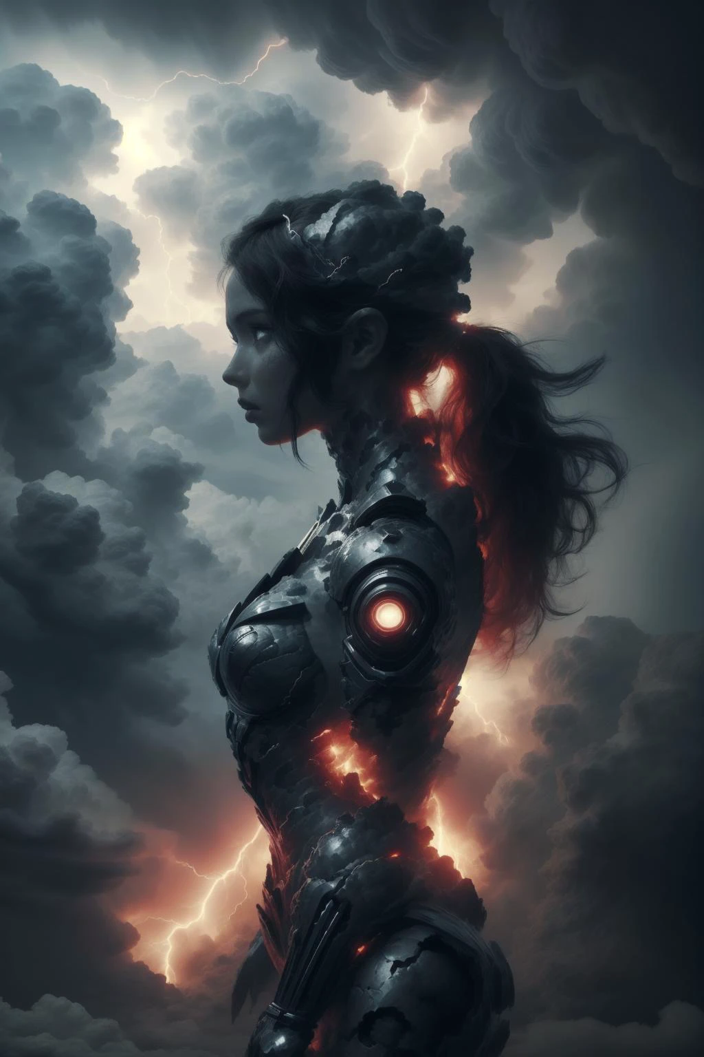 martius_storm fire-infused female cyborg <lora:martius_storm:1.0> <lora:add_detail:0.5> <lora:fashion:0.5> <lora:realistic:0.5> <lora:waterVFX:0.5>, <lora:ClothingAdjuster3:-0.5> <lora:tangbohu_smallhead:0.5>