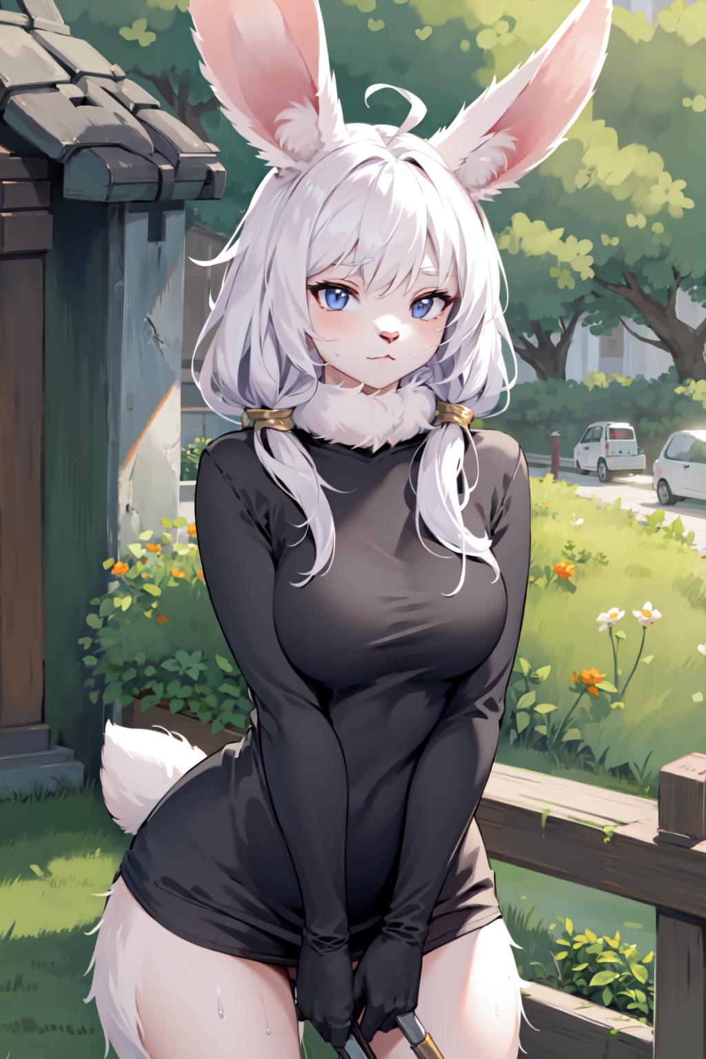 Anime Anthro Bunny Girl