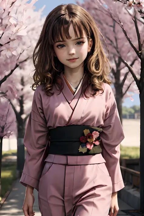 masterpiece, high quality, 1girl, child, solo, 3d face,walking, cowboy shot, long hair, solo, standing,
Hermione Granger,kimono, japanese kimono, realistic,lustrous skin, front view, shiny skin,many flowers,cherry blossoms,
highly detailed beautiful face and eyes, beautiful skin,perfect anatomy <lora:add_detail:0.3> school, <lora:Fonglets_Hermione_Granger:0.68> simple backgorund,
