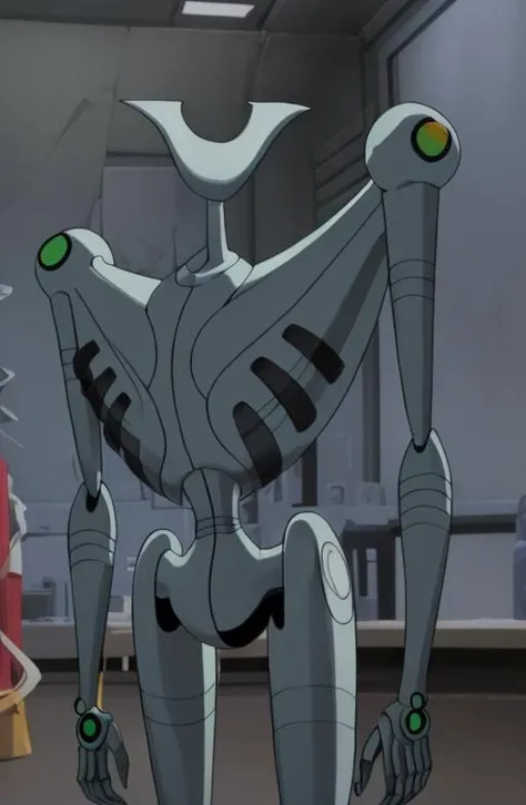 (best quality,masterpiece:1.2), solo, 1other, zeta <lora:batman_beyond_zeta:1.0>, robot, humanoid robot, anime screencap, intricate detail, science fiction