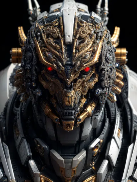 1mecha, best quality, biomechanical, complex robot, hyper realistic, ornate, (hyper detailed:1.25), intricate, (insane fine details:1.1), Extremely sharp lines, scifi aesthetic, a masterpiece, neon, 8k, dust, texture, <lora:insanobot:1> <lora:more_details:0.8> <lora:cyberhelmetv0.7:0.4>