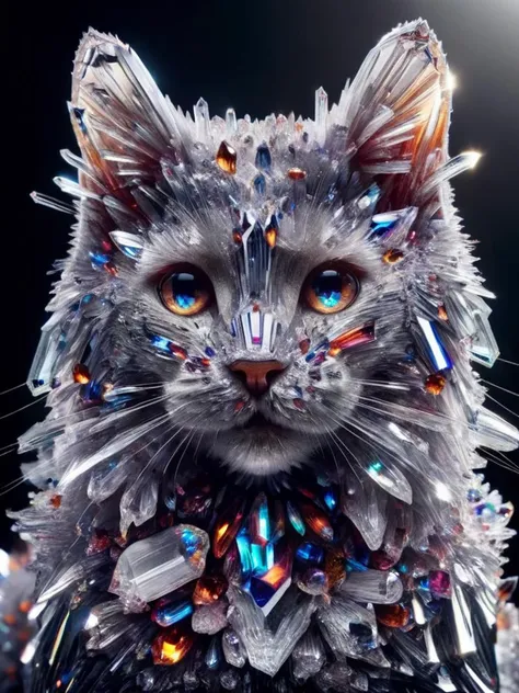 cat, crystalz <lora:crystalz:1>
