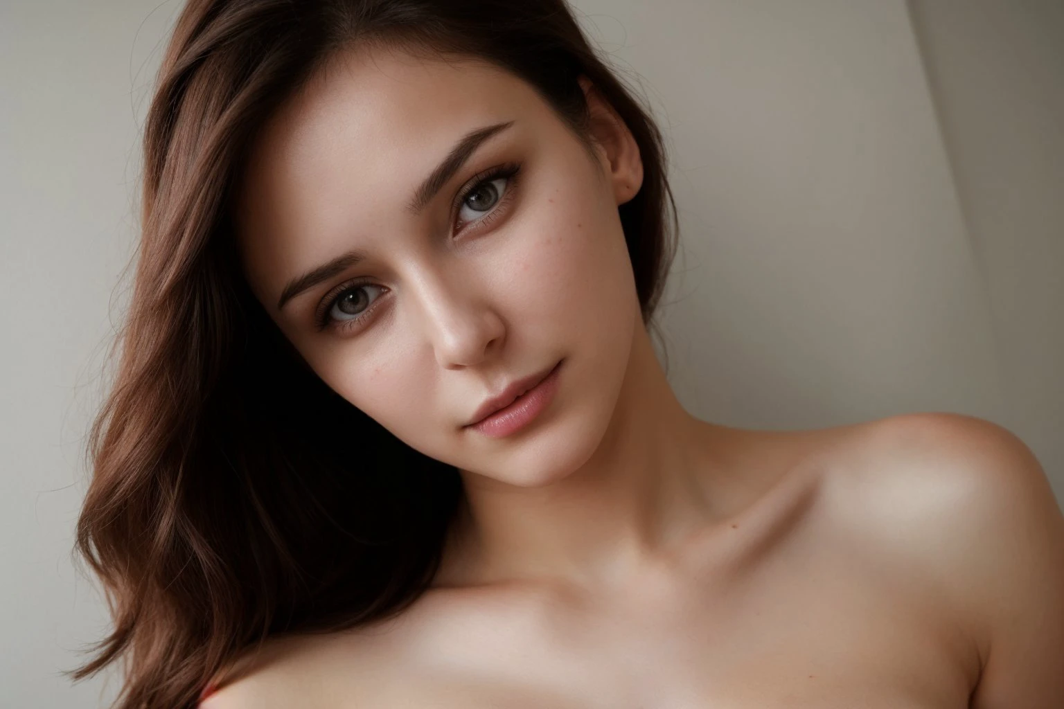 wide-angle realistic photograph ( nubile woman :1.2), (the woman as she appears vulnerable, her features softened in lust:1.2),
detailed facial features and playful flirty expression, dynamic lighting, intricate detail, HDR
<lora:flat_chested_v1_sd_1-5_A102:0.4> flat_chested