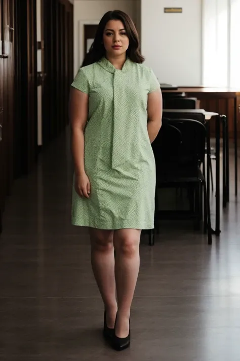 goodhope <lora:goodhope:1>, brunette, standing, curvy