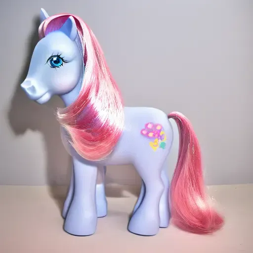 masterpiece, best quality, (G5), brushable, photo, pony, toy <lora:mlp_brushables2:1>