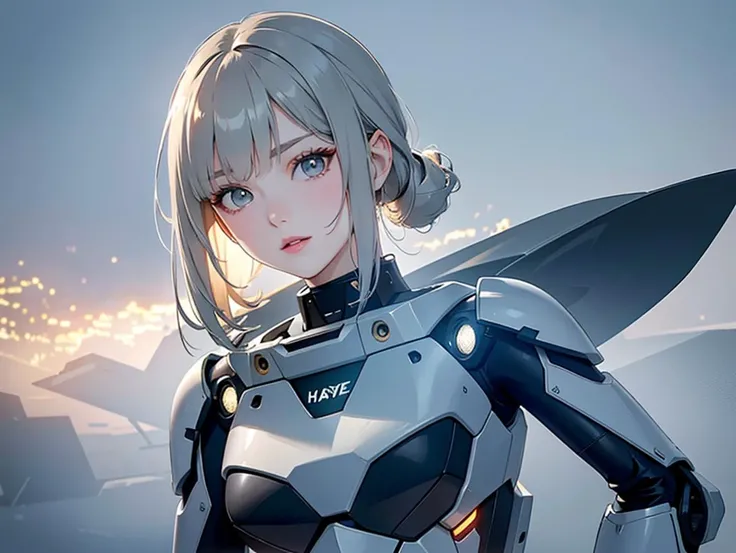 outdoor, ((upper body)), ((( wearing gray and black nano-suits)))+++, (wide hip:0.7, large breasts:0.8, perfect slender young girl body) ,Perfectly glossy skin ,25 yo mature girl, , picture of a vivid, (masterpiece:1.2),(extremely detailed),(8k:1.1),(perfect lighting,best quality,highres,original),(realistic photography:1.4) ,high detailed skin,shaded face, soft lighting, (small face),RAW, ultra highres, pores visible, , shiny_and_glossy_skin, asian beauty, (gorgeous beautiful 20 years old asian girl), ((best detailed slender body)), (asian idol, asian beauty, asian mixed), (complex, Machine background ,spaceship outdoors background, Mecha Transport parts:1.2), (dark and foggy environment:1.1), ((heavy fog environment:1.1)), (battlefield behind:1.2), <lora:JapaneseDollLikeness_v15:0.3>