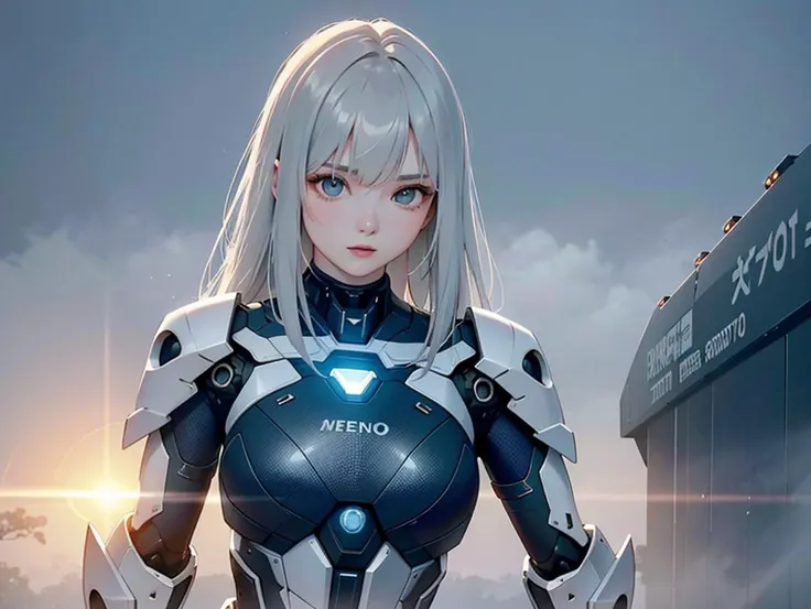 outdoor, ((upper body)), ((( wearing gray and black nano-suits)))+++, (wide hip:0.7, large breasts:0.8, perfect slender young girl body) ,Perfectly glossy skin ,25 yo mature girl, , picture of a vivid, (masterpiece:1.2),(extremely detailed),(8k:1.1),(perfect lighting,best quality,highres,original),(realistic photography:1.4) ,high detailed skin,shaded face, soft lighting, (small face),RAW, ultra highres, pores visible, , shiny_and_glossy_skin, asian beauty, (gorgeous beautiful 20 years old asian girl), ((best detailed slender body)), (asian idol, asian beauty, asian mixed), (complex, Machine background ,spaceship outdoors background, Mecha Transport parts:1.2), (dark and foggy environment:1.1), ((heavy fog environment:1.1)), (battlefield behind:1.2), <lora:JapaneseDollLikeness_v15:0.3>