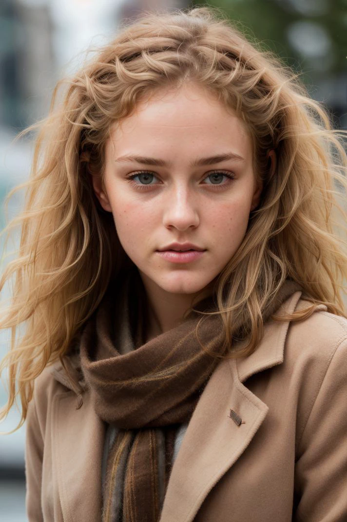 tv_Erin_Jackson_MXAI_V1, doubtful expression, ((wearing coat and scarf )), at a Norwegian fjord (((relaxed))), "epic-Ultra-HD-details", "epic-Ultra-HD-highlights", PA7_Human-Likeness PA7_Portrait-FL