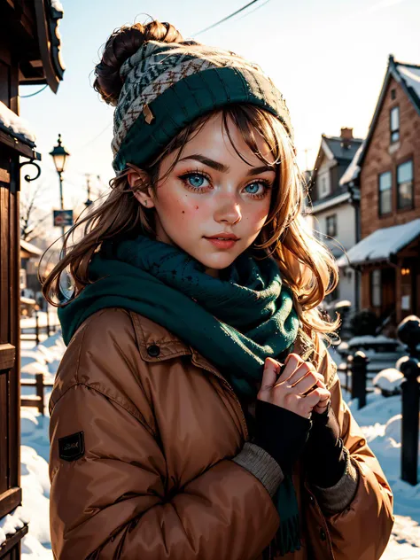 S116_EmilieNereng, 1girl, braid, aqua eyes, brown hair, villager, architecture, winter, winter clothes, scarf, beanie,
masterpiece, best quality, intricate details, <lora:backlight_slider_v10:-0.5> <lora:contrast_slider_v10:3> <lora:add_sharpness:1.0><lora:add_sharpness:1.0>