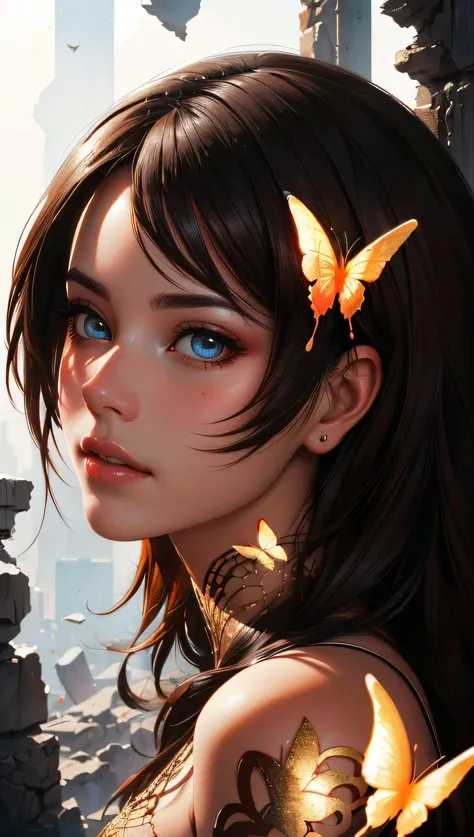 Tower13_Ekaterina, (scene art designed by Ismail Inceoglu:1.2) and (Wlad Safronow:1.0) and (Ziraldo:1.2) and (Jan Sluyters:1.0) , masterwork Abstract, intricate background, over the shoulder shot of a Abstract Aspiring Rust ([Bee|Morpheus]:1.3) , Carnation background, lush vegetation and woods, at Golden hour, deep focus, Sketched, Sci-Fi, Christcore, natural lighting, Selective focus, dark indigo hue, deep purple explosions, Burgundy and electric green fractal art, ultra high res, 4K