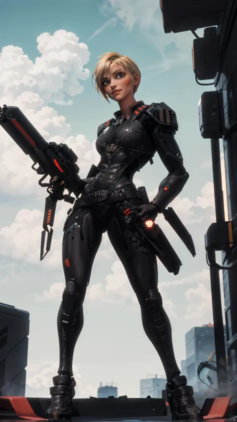 masterpiece, best quality,  looking at viewer,  solo, <lora:SgtCalhoun:1> sgt calhoun