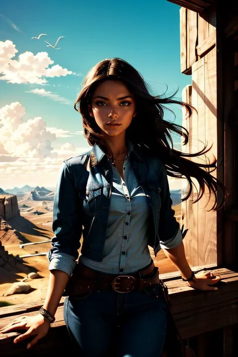 masterpiece, visual stunning photo of a female cowboy, cowboy western setting, centered, key visual, intricate, highly detailed, breathtaking beauty, vibrant, comprehensive cinematic
best quality <lora:contrast_slider_v10:3> <lora:backlight_slider_v10:-1>