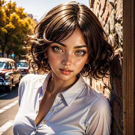 1girl, short hair, curly hair, yellow eyes, collared dress, skirt, 1950s \(style\), closed mouth, blue sky, parted lips,
masterpiece, best quality, intricate detail
<lora:add_sharpness:1> <lora:add_detail:0.5>