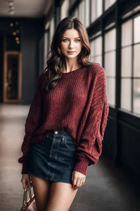 CaitrionaB_SoloTI_v1,
(A girl-next-door-inspired outfit featuring a cozy sweater paired with a floral skirt or jeans, accessorized with simple jewelry and sneakers for a casual and approachable style:1.1), ((In a friendly neighborhood setting, with a backdrop of cozy homes and friendly smiles, evoking a sense of warmth and familiarity:1.2)), (seductive), photorealistic, masterpiece, high quality, artistic, unique, award winning photograph, professional, 8k, RAW photo, best quality,flattering, (cinematic:1.3) shallow DOF, depth of field,sharp focus, 
 <lora:add_detail:0.8>, PA7_Portrait-MCU,