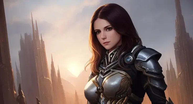 (best quality: 1.2), (masterpiece: 1.2), (realistic: 1.2), !Female Cultist portrait, biomechanical techwear armor made of human bones, backlighting, shallow depth of field, dark fantasy setting, on eye level, scenic, masterpiece