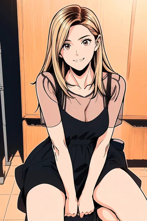 8k high quality detailed,highres,anime,comic,detailed image,
(an illustration of a teenage girl posing,an illustration of girl,teenage girl,magazine_sheet),(magazine_illustration),(, 1980s_style),
((<lora:Jia Han-lora-Faxtron:0.65>, jia han,brown eyes,blonde hair,multicolored hair,long hair,collarbone,medium breasts):0.9),Beaming Smile,detailed_face,
((Reaching out with one hand,):0.8),
((<lora:y0k3dr3ss:0.6>, y0k3dr3ss,boots,black tulle dress,see-through):0.85),(,realistic clothing texture,realistic_skin_texture),<lora:1990s_Anime_Style:0.7>,<lora:more_details:0.2>