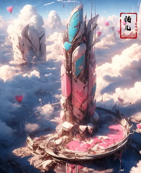 (dramatic, gritty, intense:1.4),masterpiece, best quality, 32k uhd, insane details, intricate details, hyperdetailed, hyper quality, high detail, ultra detailed, Masterpiece, (Pink heart:1.4)(Cyan sky:1.5)(Chroma Balloon circling:1.3)
shopFashion brand pop-up shop, a sophisticated Chinese building floating in the sky, in the style of futuristic design, contraption, in the style of Unreal Engine 5, dystopian cityscape, post-apocalyptic futuristic style, conceptual art, Frostpunk, sci-fi anime, Alex Alemany, Relationships, James Gilard, romantic graffiti, spatial relationships style can't believe how beautiful this is, pop music style, Light Emerald, 32k Ultra HD  <lora:~Q?-Sa^{Qvvshop:1>
