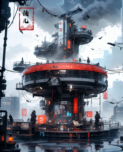 (dramatic, gritty, intense:1.4),masterpiece, best quality, 32k uhd, insane details, intricate details, hyperdetailed, hyper quality, high detail, ultra detailed, Masterpiece,
shopFashion brand pop-up shop, a sophisticated Chinese building floating in the sky, in the style of futuristic design, contraption, in the style of Unreal Engine 5, dystopian cityscape, post-apocalyptic futuristic style, conceptual art, Frostpunk, sci-fi anime, Alex Alemany, Relationships, James Gilard, romantic graffiti, spatial relationships style can't believe how beautiful this is, pop music style, Light Emerald, 32k Ultra HD  <lora:~Q?-Sa^{Qvvshop:1>
