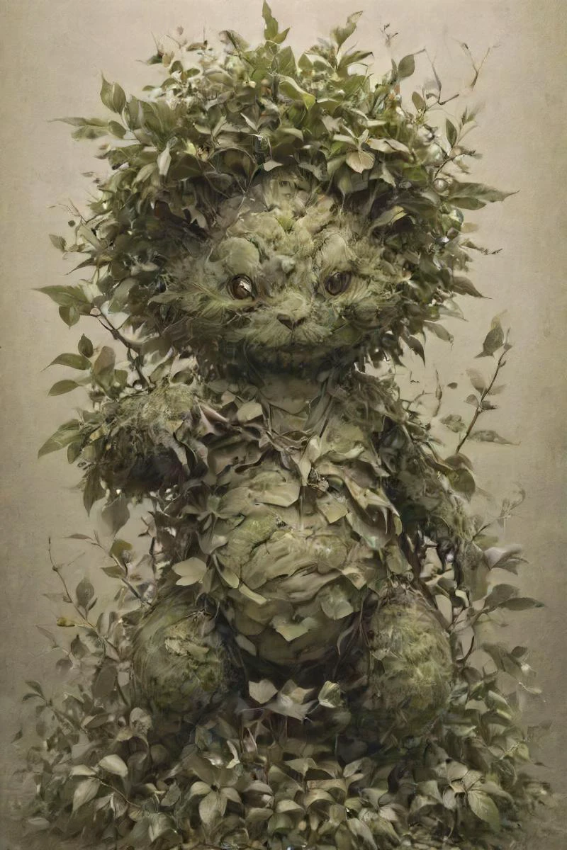 come at me shrubbery bro, provocation, <lora:- SDXL - shrubbery_n_green-stuff_V1.0:0.8>