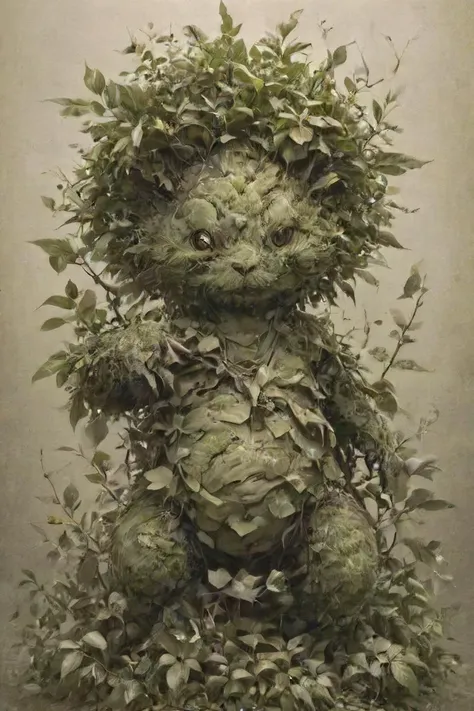 come at me shrubbery bro, provocation, <lora:- SDXL - shrubbery_n_green-stuff_V1.0:0.8>