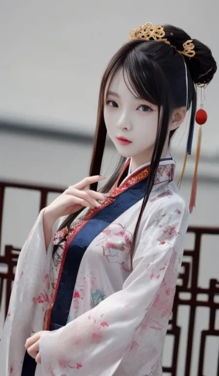chinese girl,Prosperous Appearance,model shot,