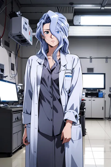(RAW photo, best quality), 1girl, natural lighting, solo,
<lora:innai_kansen_midou_emiko_v3_2:1> midou emiko, doctor's coat, operating room,