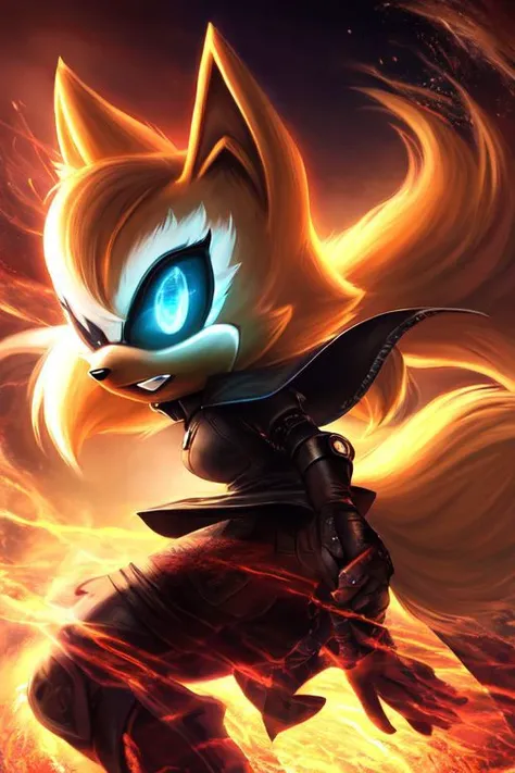 "Whisper the Wolf", extreme detail, masterpiece, realistic, real world, badass, chaos emeralds, glowing aura, super, epic, levitating, floating, serious face, pensive, glowing eyes, golden, (realistic fur, detailed fur texture:1.2)