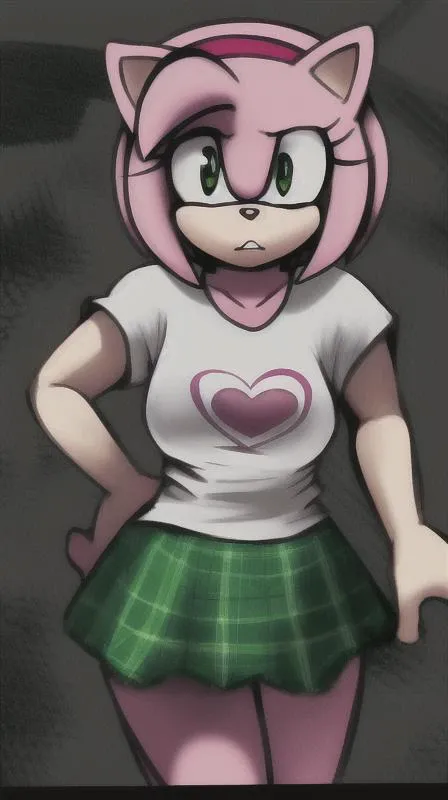 Pink hair,Be red in the face,roll eyes,Open-mouthed,drools,full bodyesbian,long leges,JK,4K,Beth,