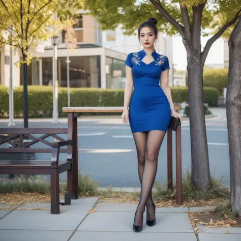 (8k、RAW Photos、Highest quality、masterpiece:1.2)、(Realistic、Realistic)、1 、((China dress:1.2、Thin legs、whole body、View from the front、smile、Looking into the camera、jumping))、cute、Leg fetish erection images