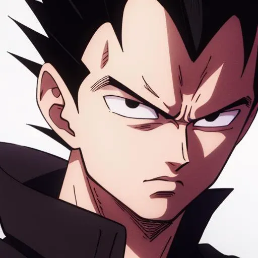 masterpiece, best quality, solo, male focus, olrhnra , vegeta, serious, looking at viewer, black spiked hair, black eyes, detailed face, <lora:dbz_vegeta:0.4>, <lora:onePieceWanoSagaStyle_v2Offset:0.7>