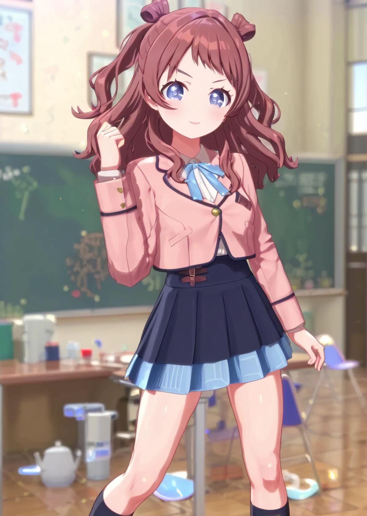 score 9, score 8 up, score 7 up, rating questionable,
detailed background,
<lora:saki.pony:1>,
saki, school,
medium breasts, shiny skin,
looking at viewer,