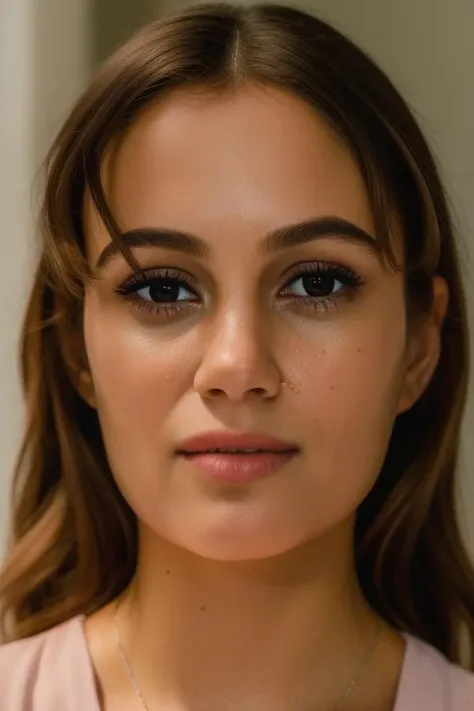 portrait of dinashihabilora, looking at viewer, realistic eyes. (high detailed skin:1.2), 8k uhd, dslr, soft lighting, high quality, film grain, Fujifilm XT3 <lora:dinashihabilora:1>