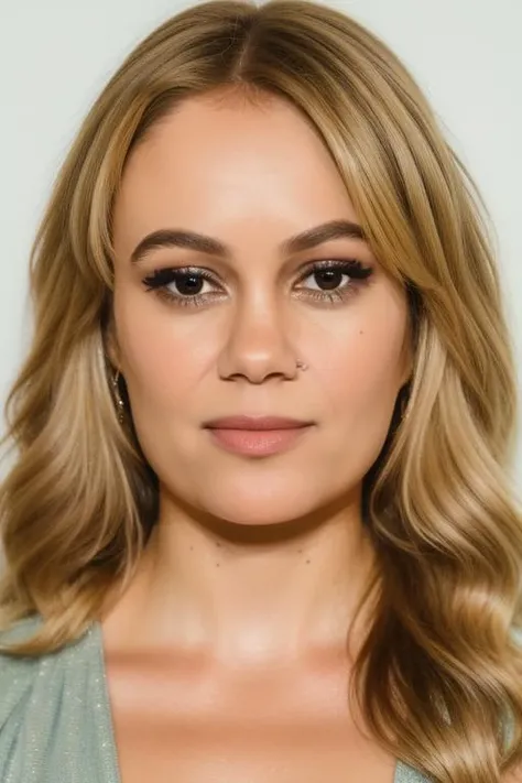 portrait of dinashihabilora, looking at viewer, realistic eyes, blonde hair (high detailed skin:1.2), 8k uhd, dslr, soft lighting, high quality, film grain, Fujifilm XT3 <lora:dinashihabilora:1>