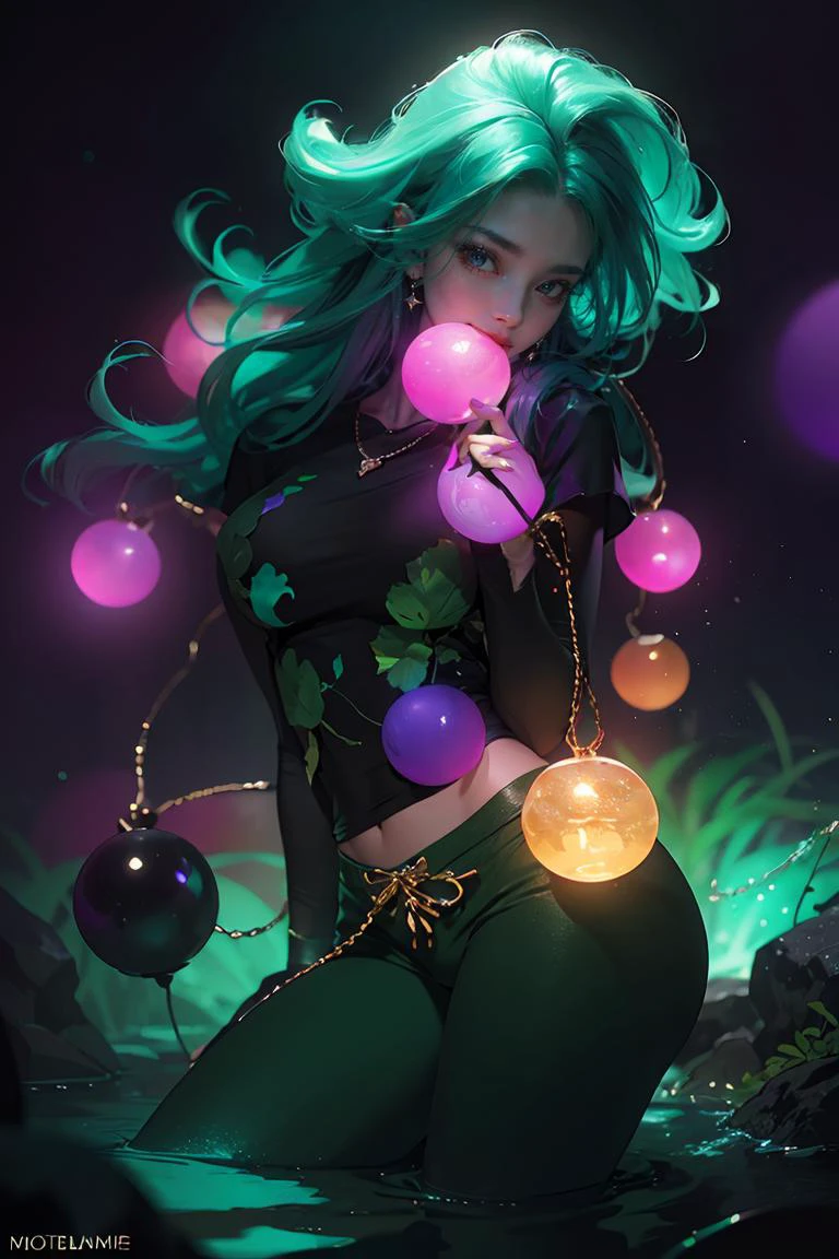 (photorealistic:1.3), ultra detailed, beautiful and aesthetic, masterpiece,best quality,lifelike rendering,moody lighting,
1girl,solo,
Black t-shirt, green pants,groin,
(glowing ambiance, enchanting radiance, luminous lighting, ethereal atmosphere, mesmerizing glow, evocative hues, captivating coloration, dramatic lighting, enchanting aura),
sharp focus,
<lora:oc_v10:0.34> <lora:LowRAv2:0.6>